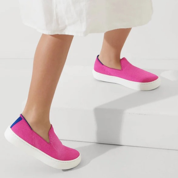 Rothy’s The Kids - Bubblegum Sneaker - Picture 1 of 6